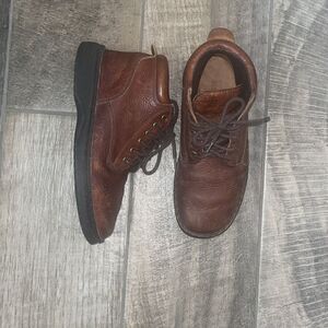 Vintage rugged Duck Head brown leather boots